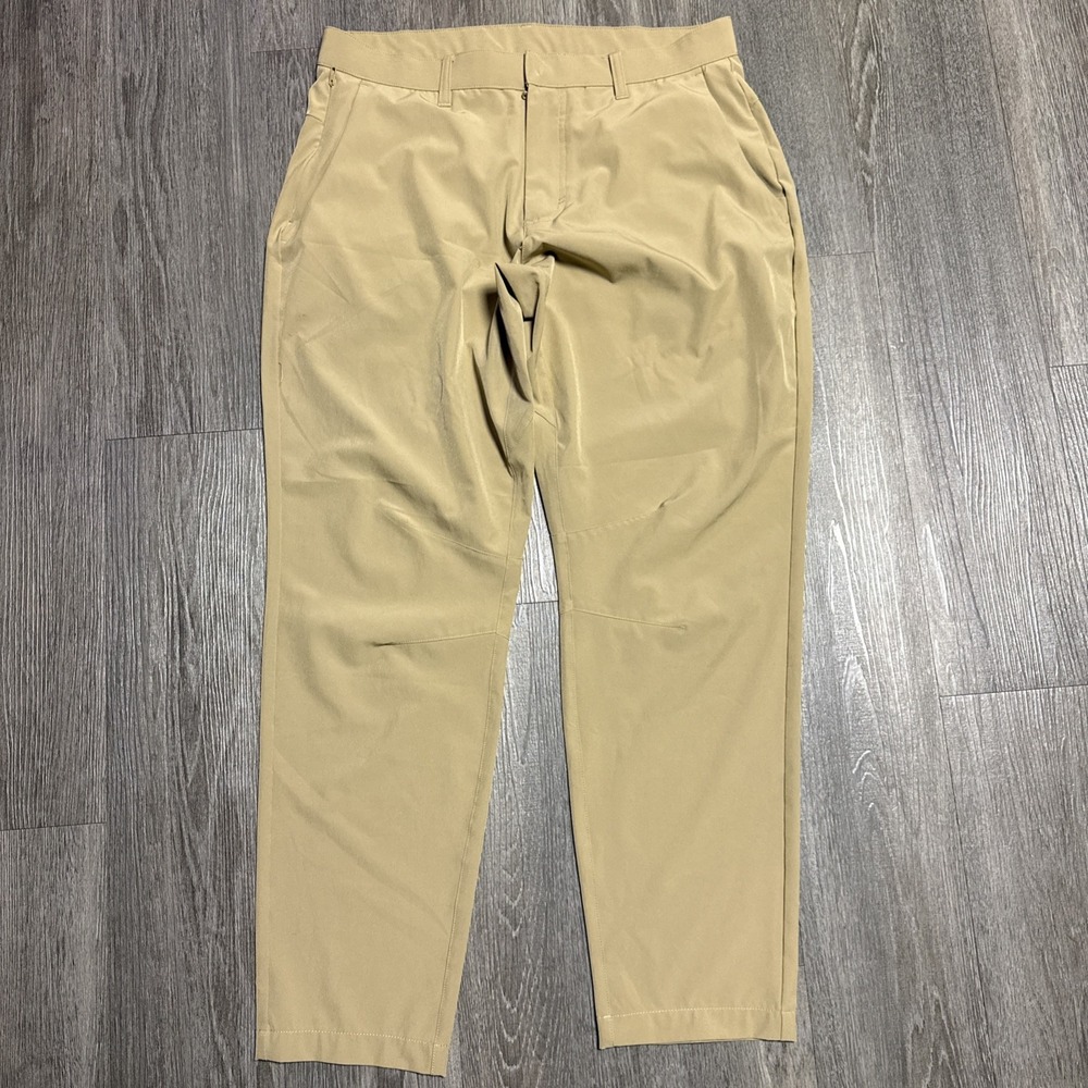 Fabletics Pants Mens 32x30 Tan The Only 4 Way Stretch Chino Performance Golf